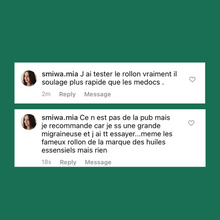 Charger l'image dans la galerie, Roll-on aux huiles essentielles, soulage maux de tête et migraine